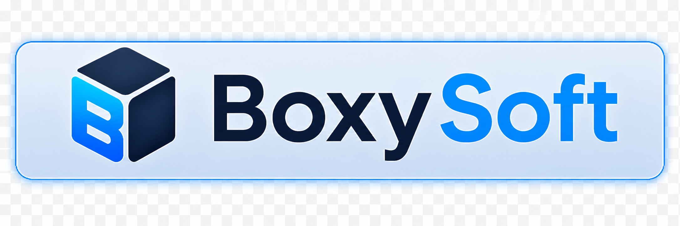 BoxySoft cube logo and wordmark